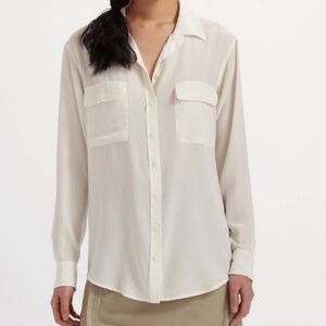 Equipment Signature Silk Shirt Sz S